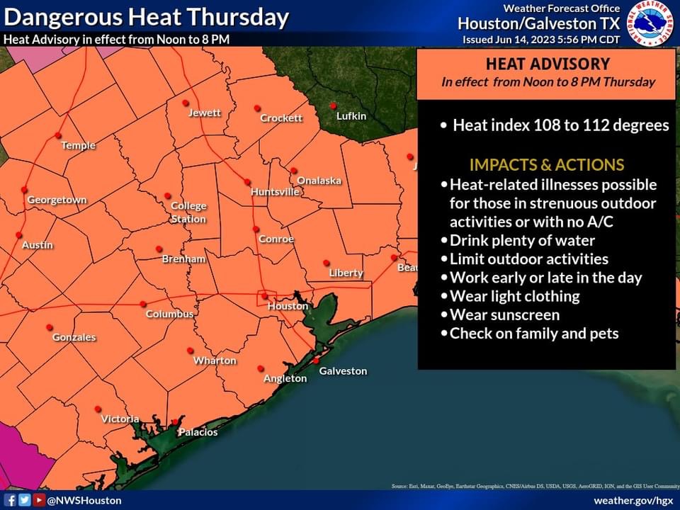 6/15 Heat Advisory