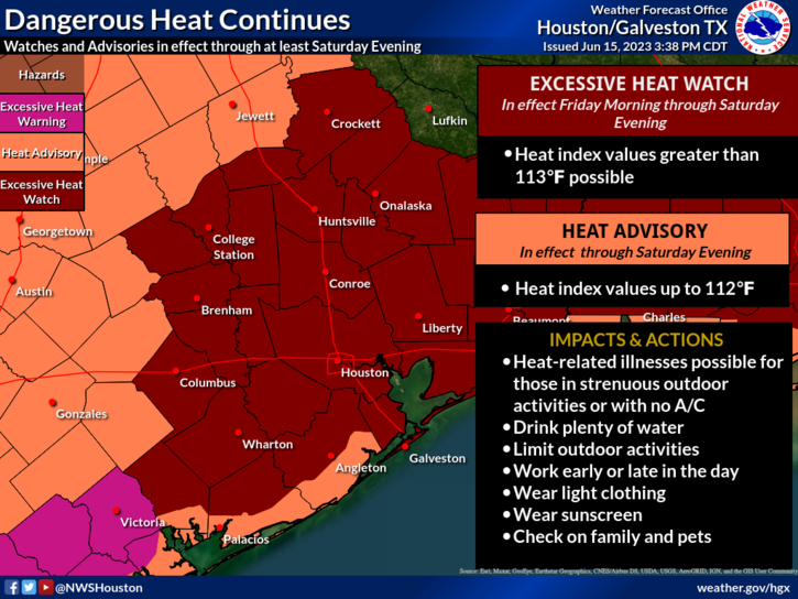 6/16 Excessive Heat Watch