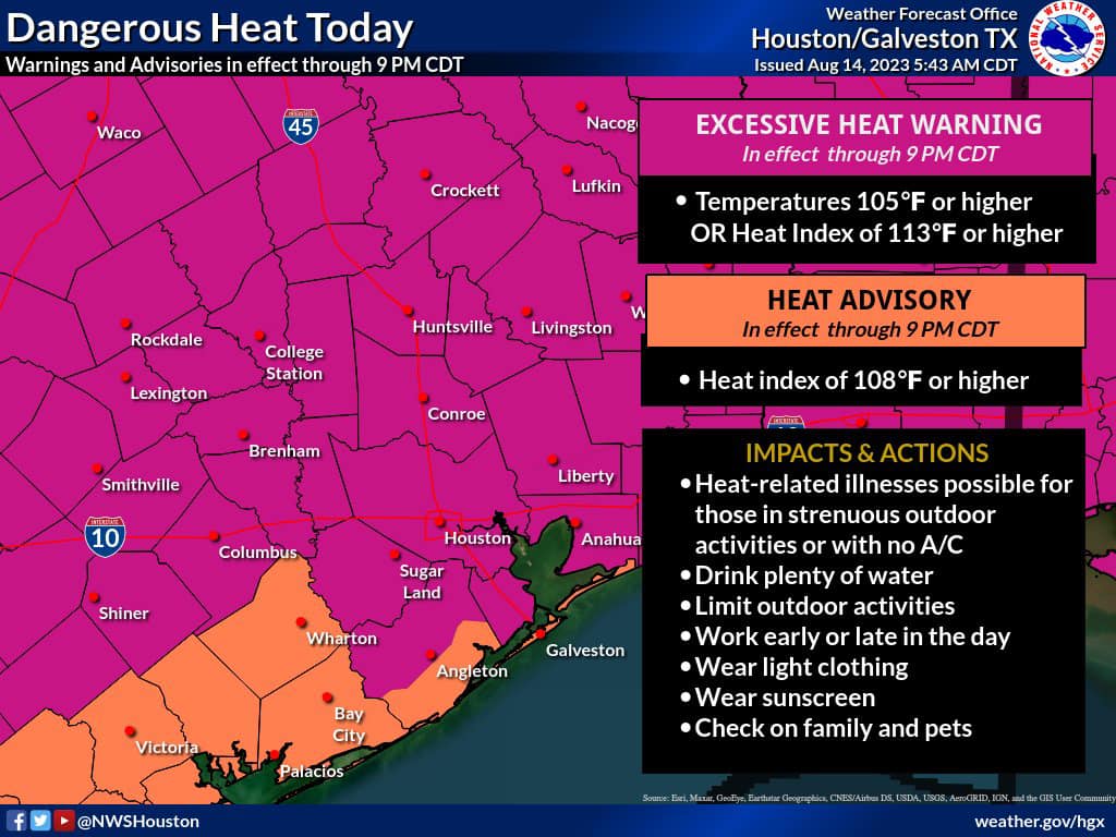 8-14 Heat Warning