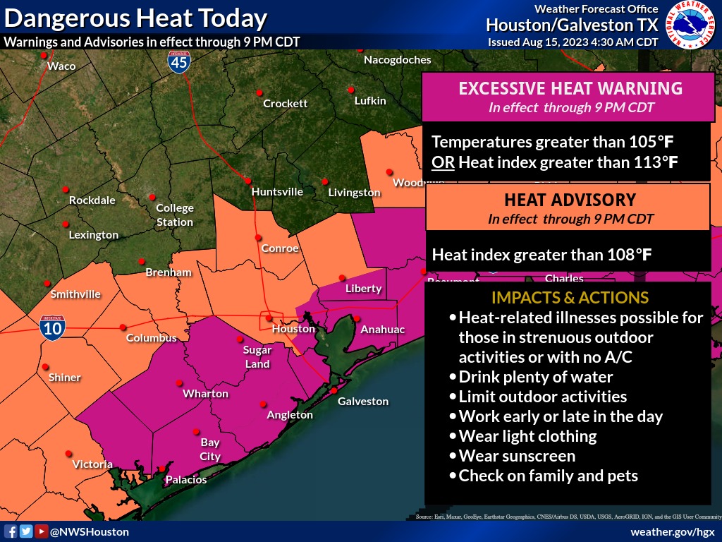 8-15 Heat Warning